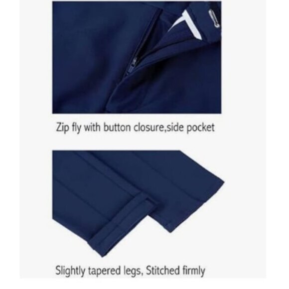 Men's Golf Slim Stretch Pants Quick Dry Golf Pants for Men, 39W x 30L - Picture 7 of 9